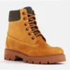 Marco Shoes Bottes Imperméables En Cuir Jaune Imprégné