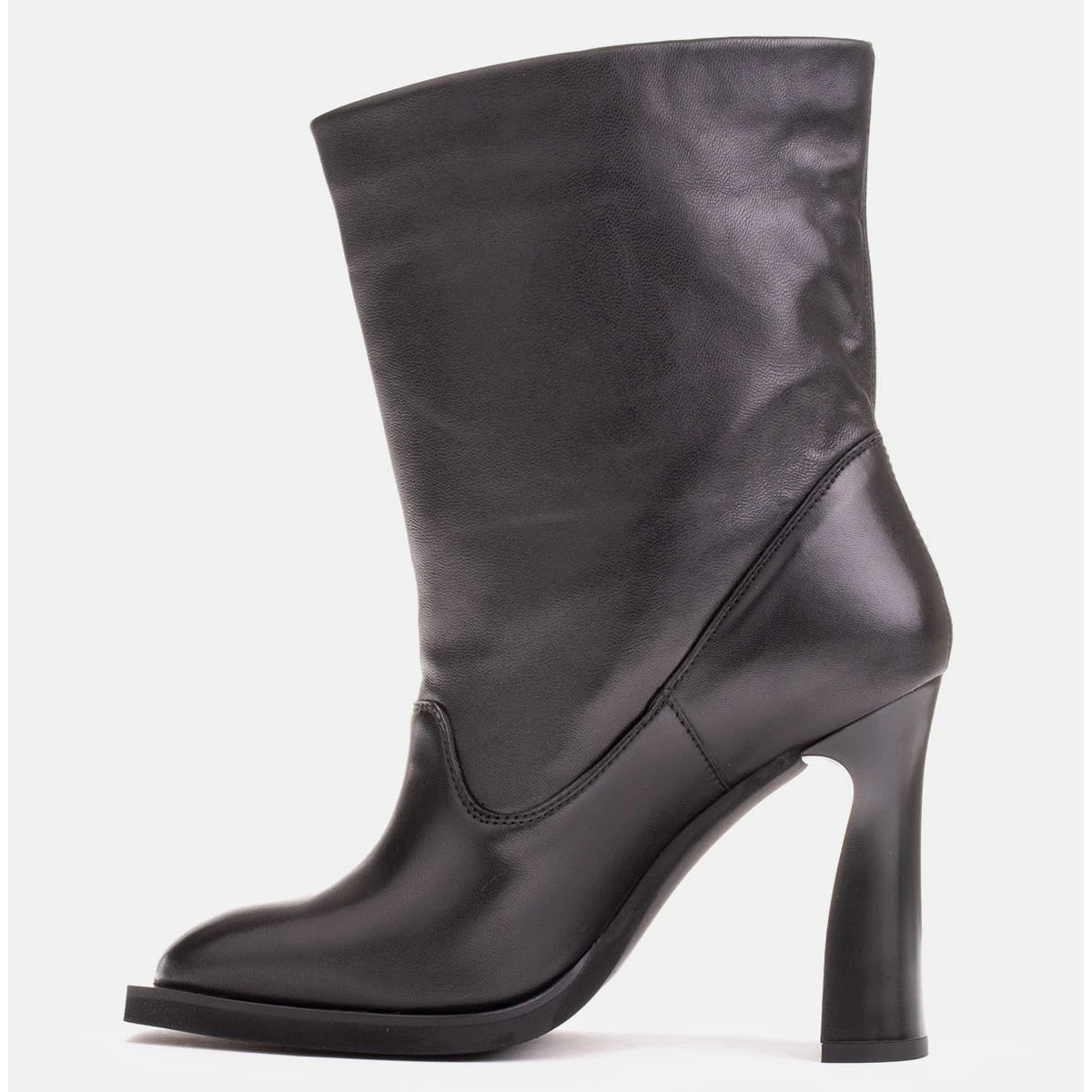 Marco Shoes Bottines En Cuir Souple Le Noir