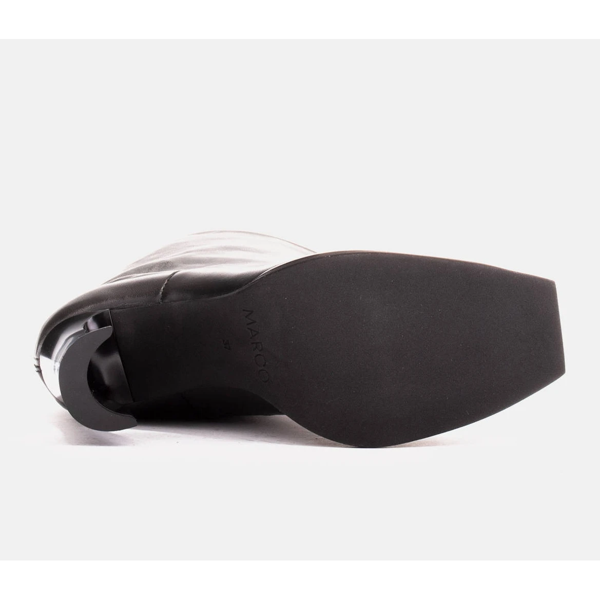 Marco Shoes Bottines En Cuir Souple Le Noir – Image 6