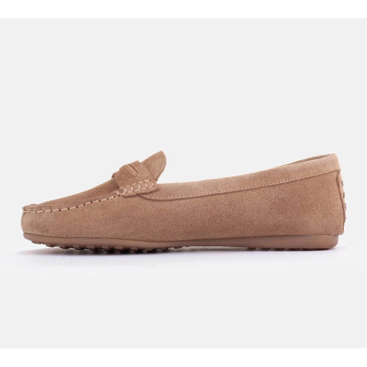 Marco Shoes Mocassins En Daim Beige – Image 5