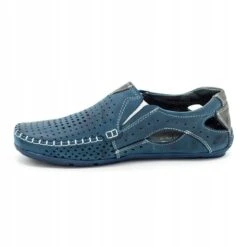 Mario Pala Chaussures Homme Mocassins 901 été Bleu Marine