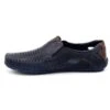 Mario Pala Chaussures Homme Mocassins 901 été Bleu Marine Grain