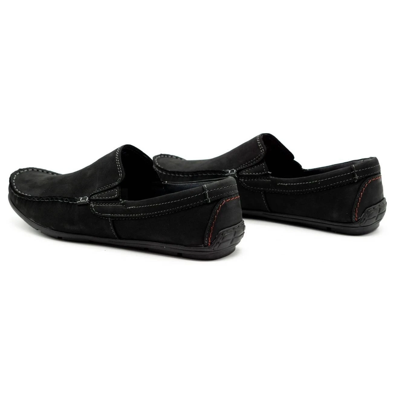 Mario Pala Mocassins Homme 763 Daim Noir Le Noir – Image 8