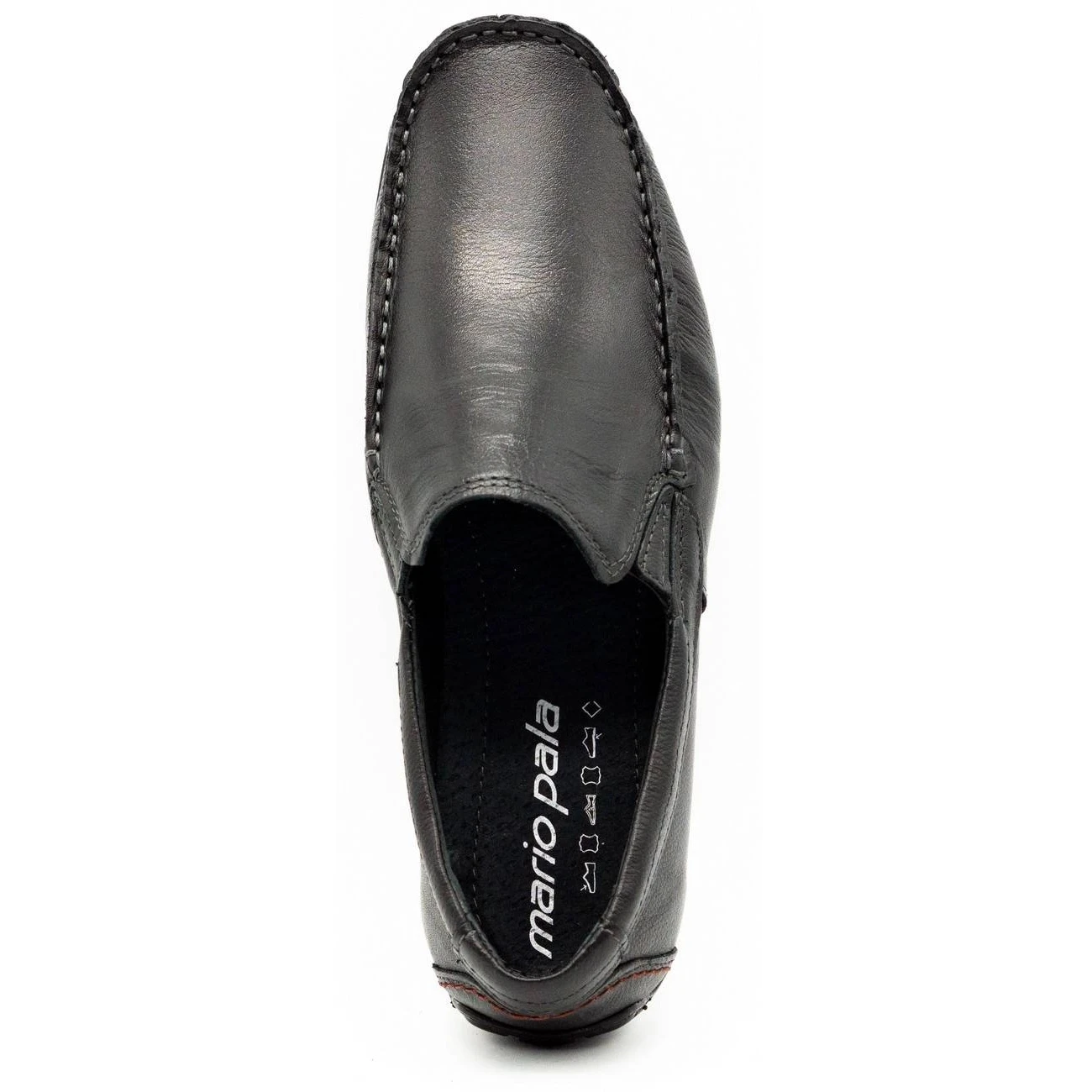 Mario Pala Mocassins Homme 763 Grain Noir Le Noir