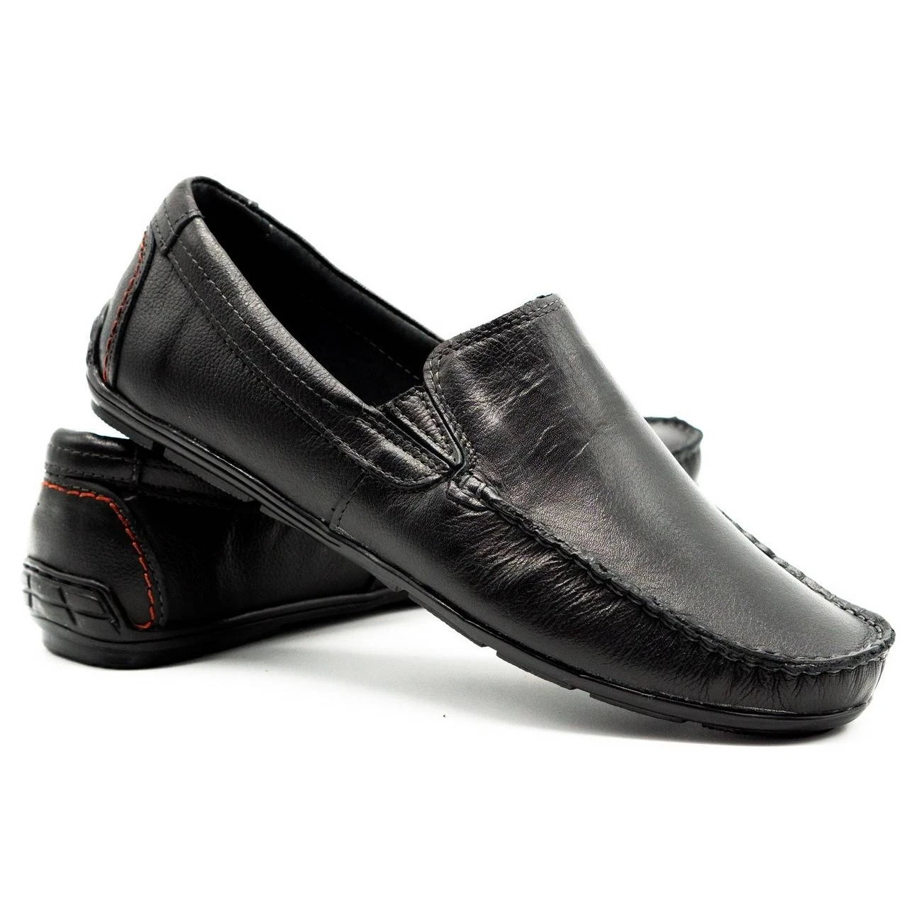 Mario Pala Mocassins Homme 763 Grain Noir Le Noir – Image 5