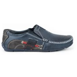 Mario Pala Mocassins Homme 834 Bleu Marine