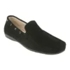Mocassins American Club JK01 En Daim Noir Le Noir