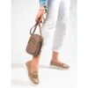 Mocassins Confortables Pour Femmes Sur La Plate-forme Beige Shelovet