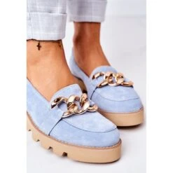 Mocassins En Daim Lewski Shoes 3040 Bleu