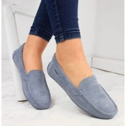 Mocassins EVento Femme Bleus