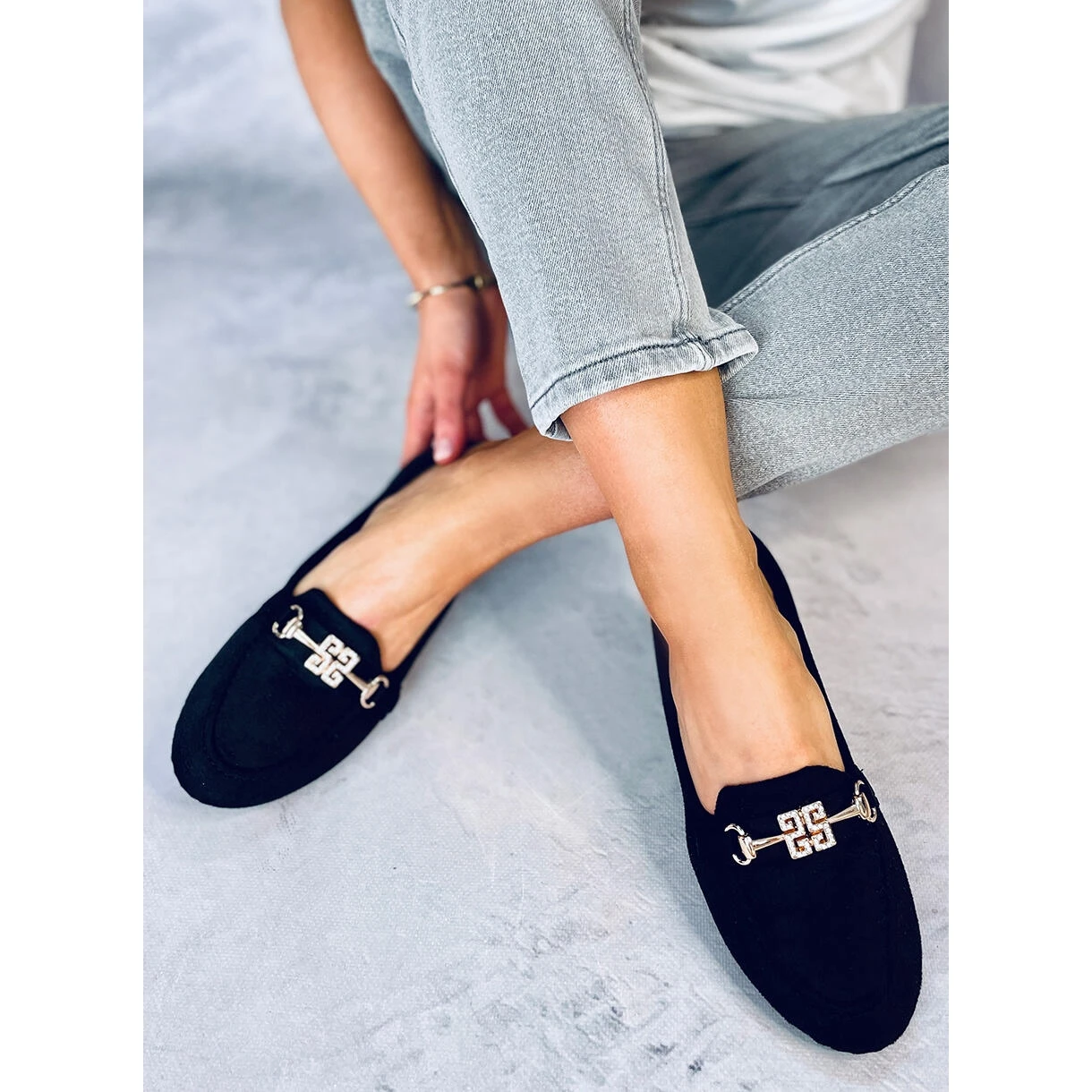 Mocassins Femme Chloe Black Le Noir – Image 4