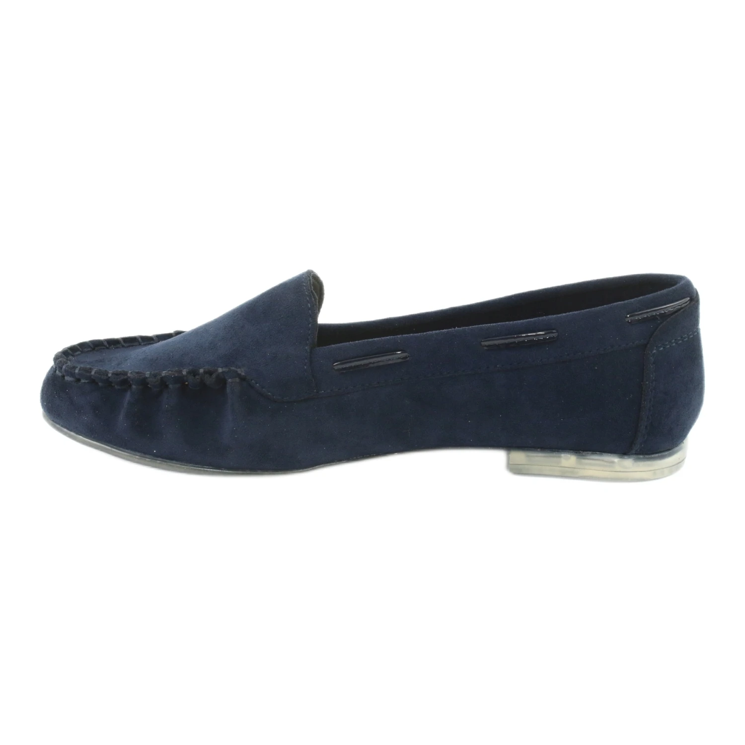 Mocassins Femme En Daim Sergio Leone 722 Bleu Marine – Image 2