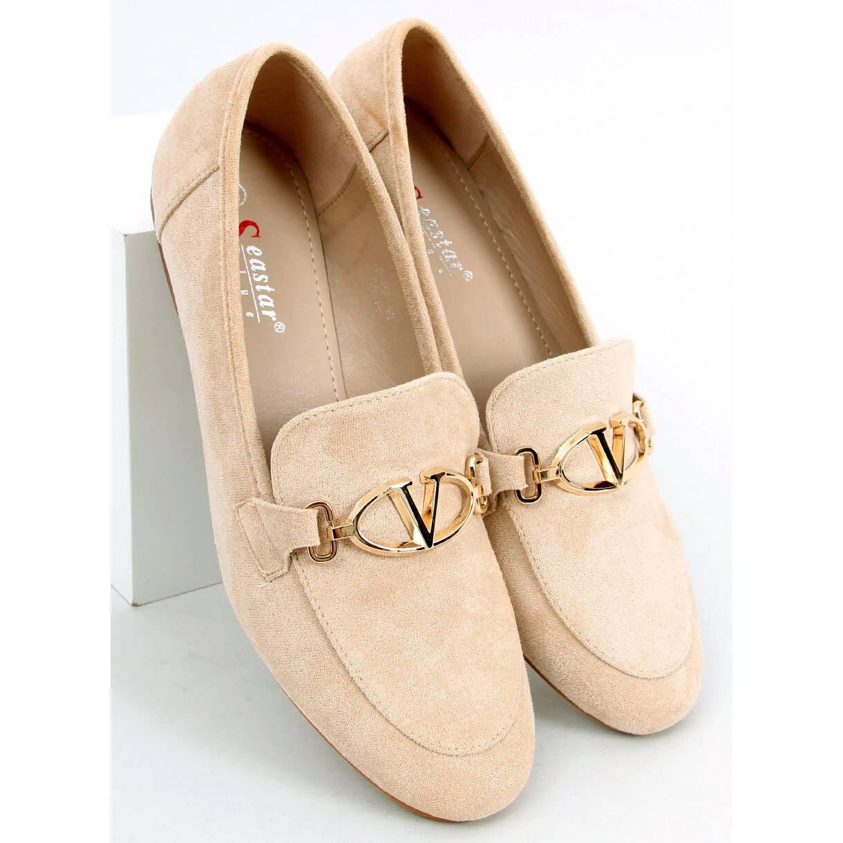 Mocassins Femme Freda Beige â Image 3