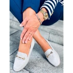 Mocassins Femme Jennie Grey Gris