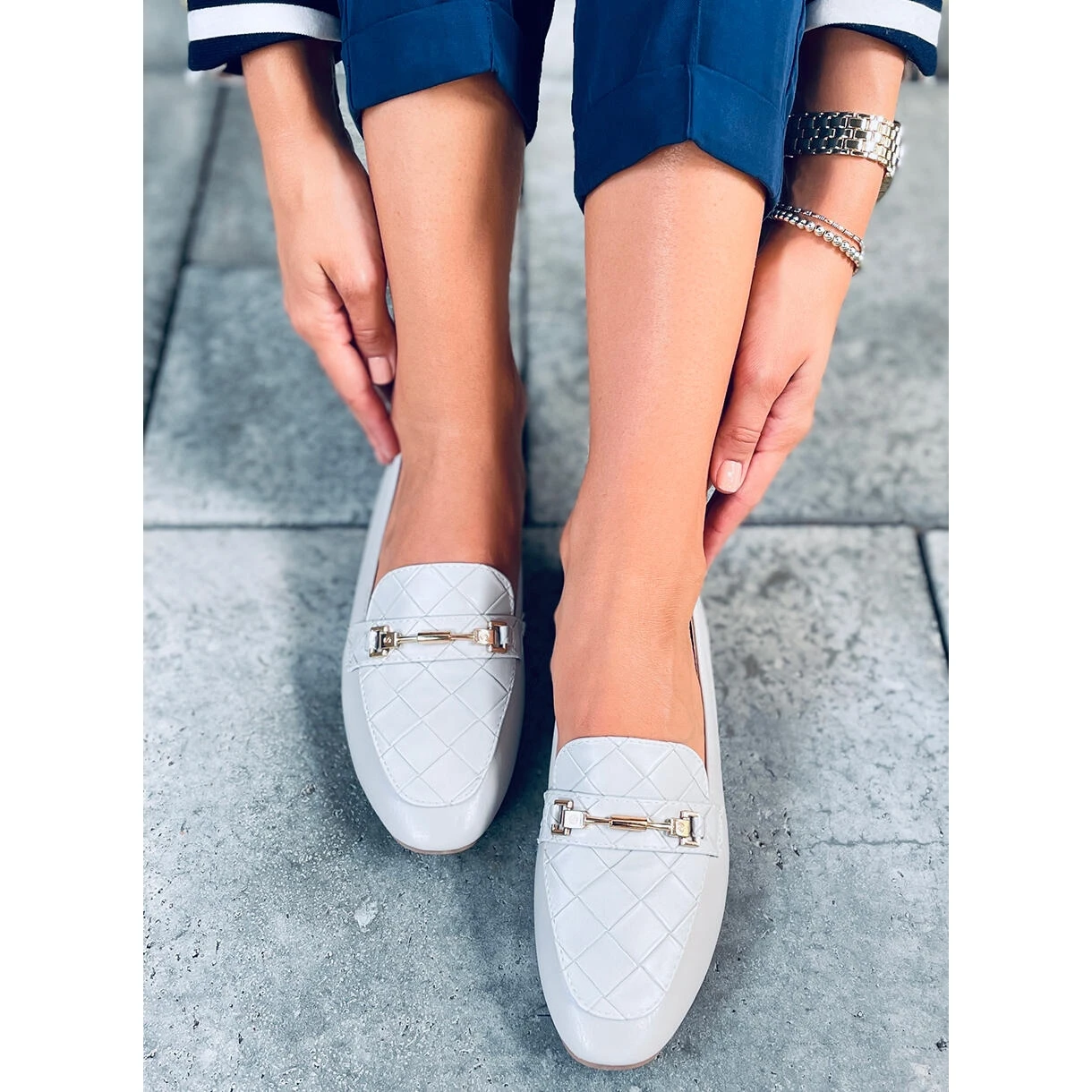 Mocassins Femme Jennie Grey Gris – Image 3