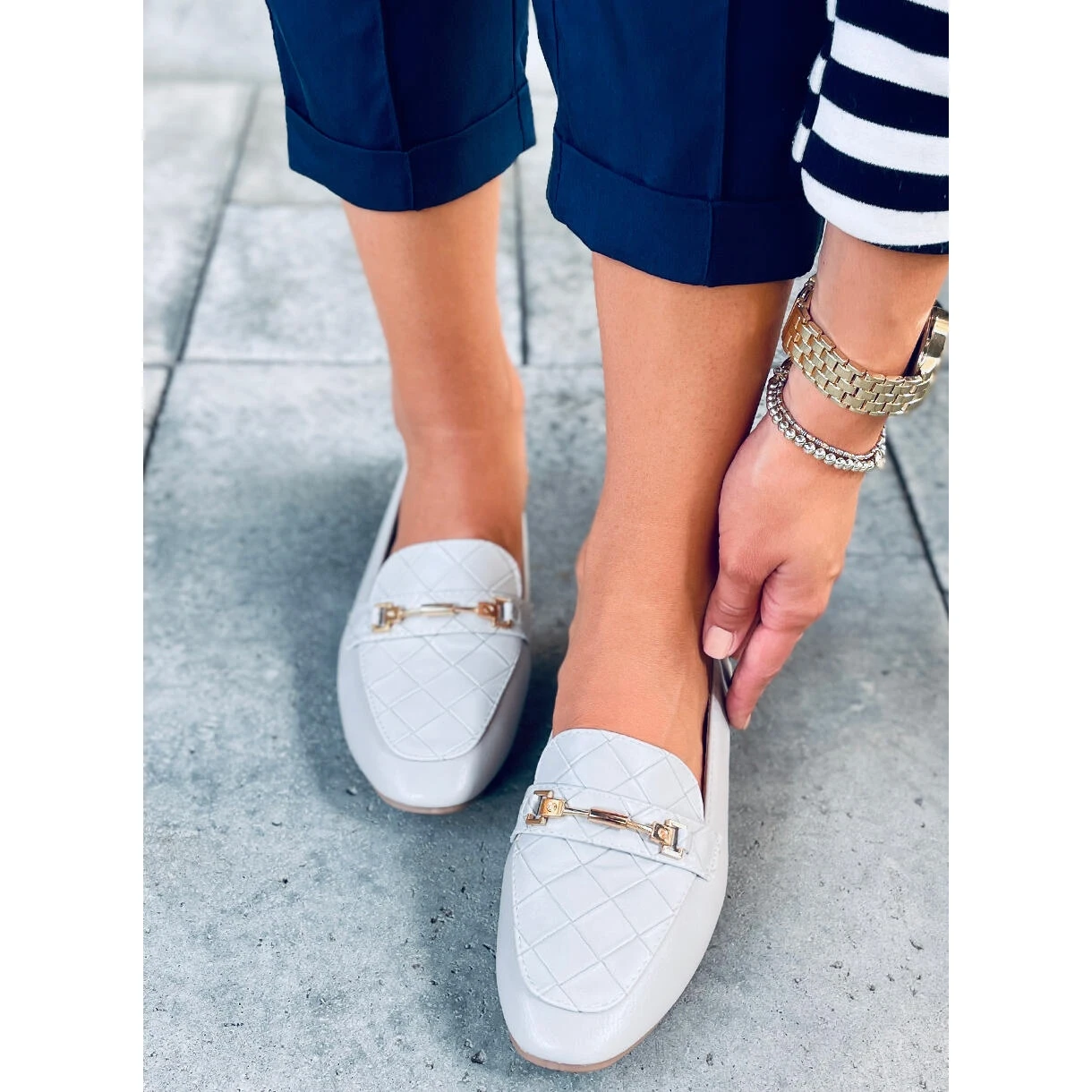 Mocassins Femme Jennie Grey Gris – Image 5