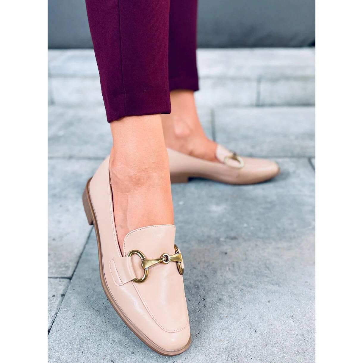 Mocassins Femme Jonna Kaki Beige – Image 4