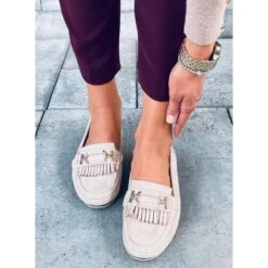 Mocassins Femme Leif Beige