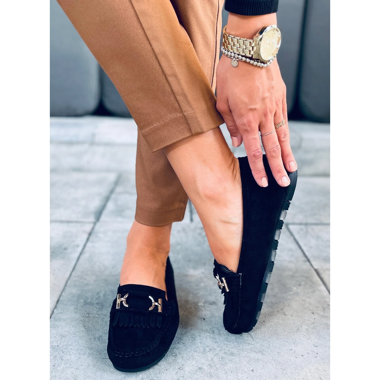 Mocassins Femme Leif Noir Le Noir