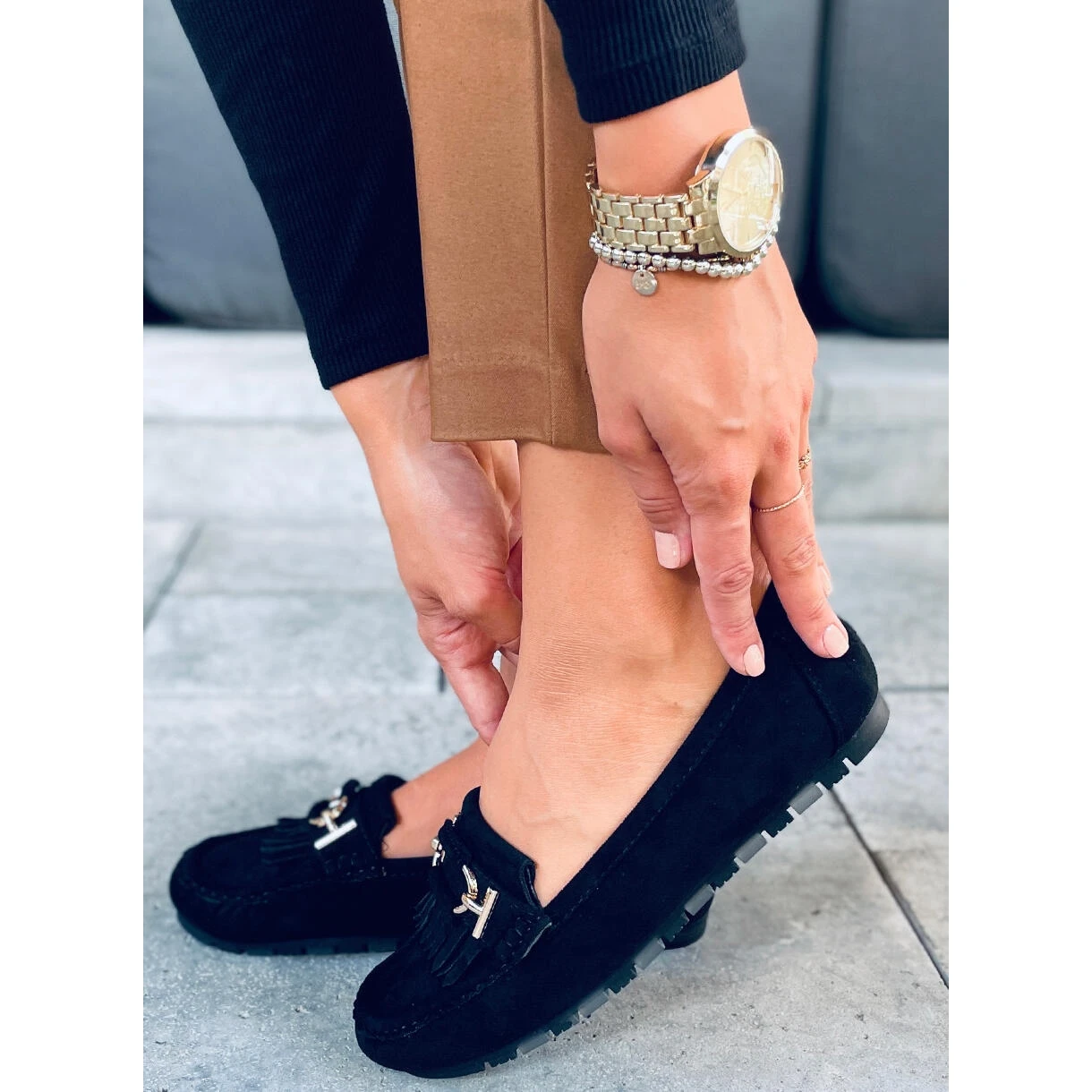 Mocassins Femme Leif Noir Le Noir – Image 4