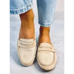 Mocassins Femme Rello Beige