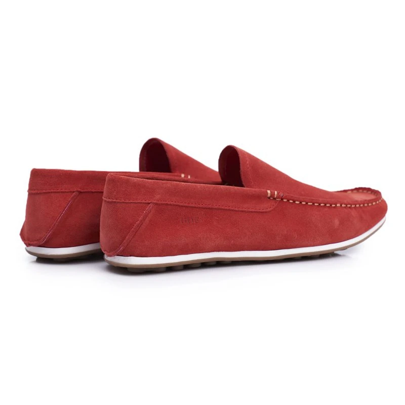 Mocassins Homme GOE Nubuck Rouge FF1N3055 – Image 2