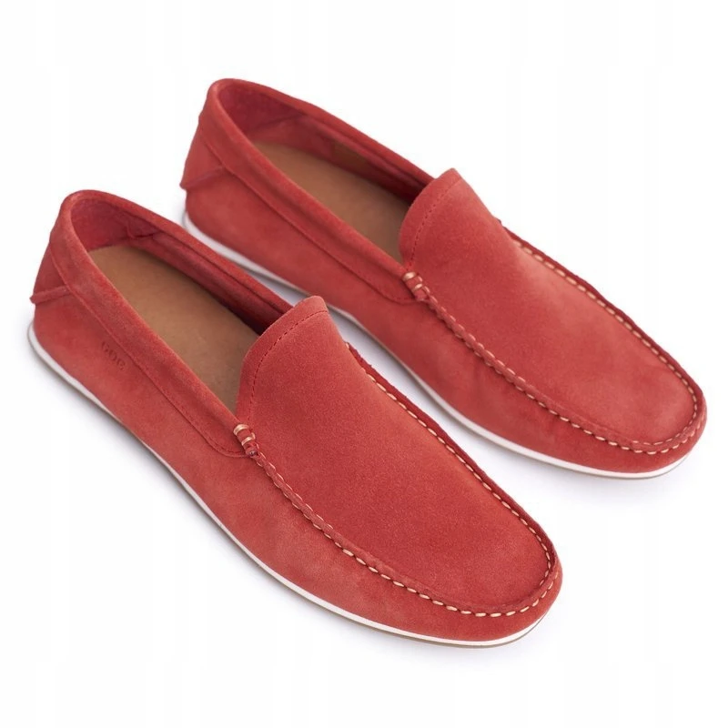Mocassins Homme GOE Nubuck Rouge FF1N3055 – Image 5