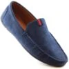 Mocassins Hommes Chaussures à Enfiler En Daim Bleu Marine McKeylor 2260