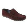Mocassins Marron Nikopol 1688 Rouge