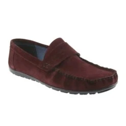 Mocassins Marron Nikopol 1688 Rouge