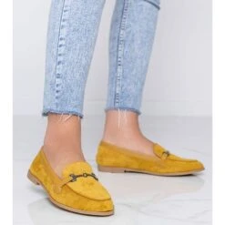 Mocassins Moutarde En éco-suède Juliette Jaune