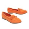 Mocassins Orange En éco-suède Kierra