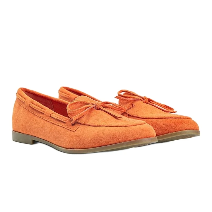Mocassins Orange En éco-suède Kierra – Image 2