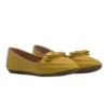 Mocassins Pour Femmes Jaunes Avec Un Nœud Ingrid