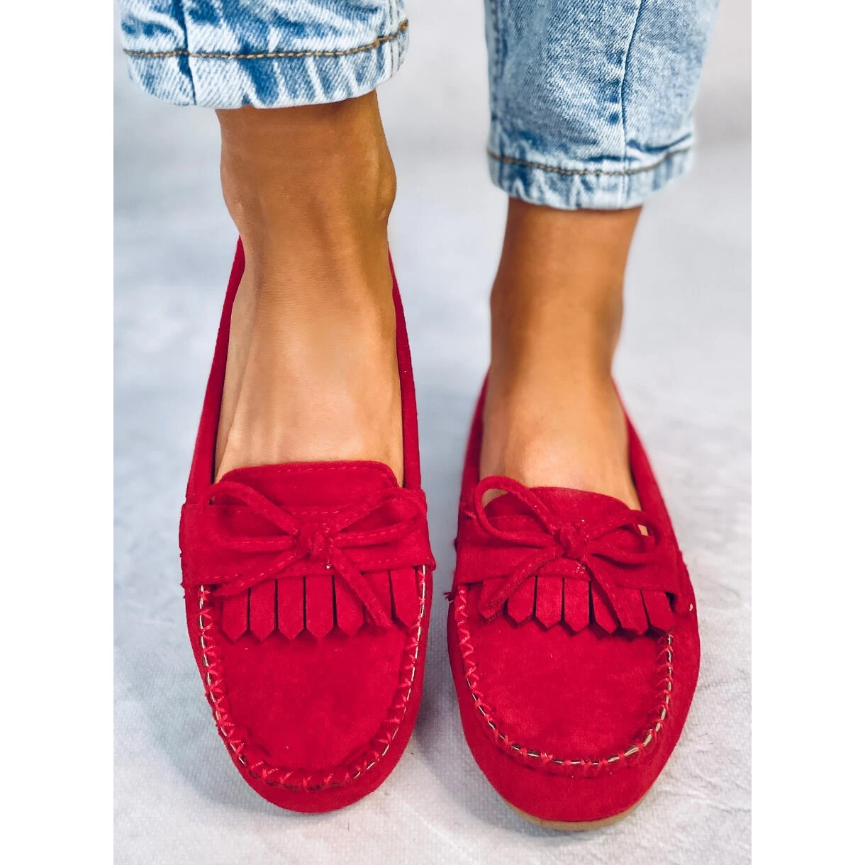 Mocassins Quest Red Pour Femmes Rouge