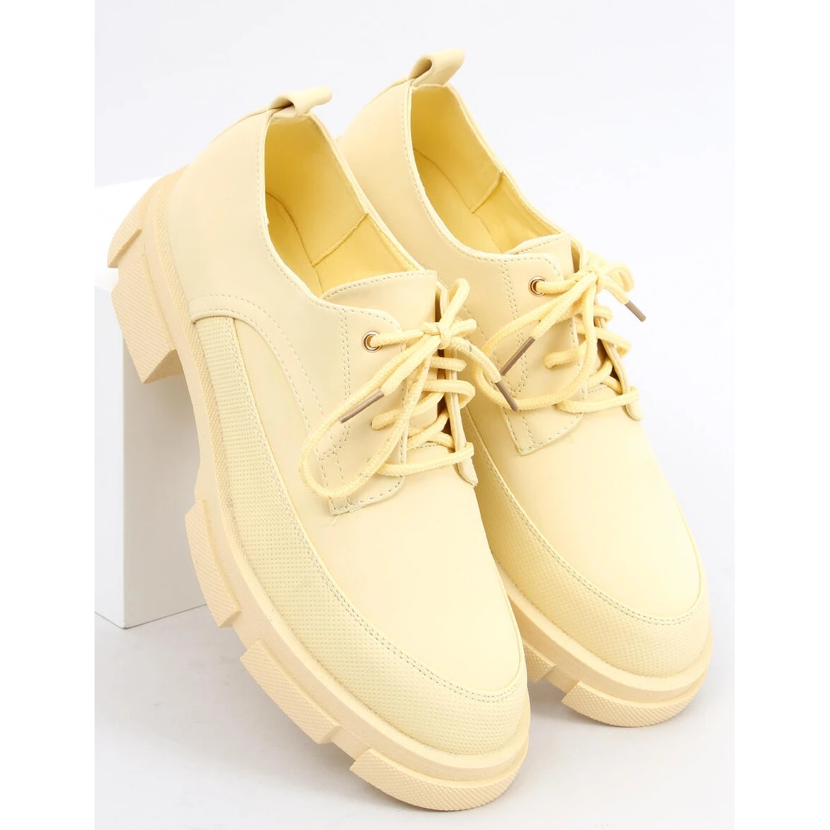 Mocassins Semelle Haute Unna Jaune – Image 5