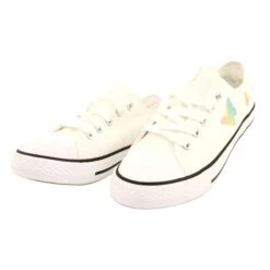 NEWS Baskets Blanches Avec Papillons Noués 21DZ35-3585