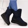 News Bottes De Neige Imperméables Pour Femme, Bleu Marine