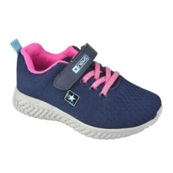 NEWS Chaussures De Sport à Scratch 22DZ23-4843-M Bleu Marine Rose