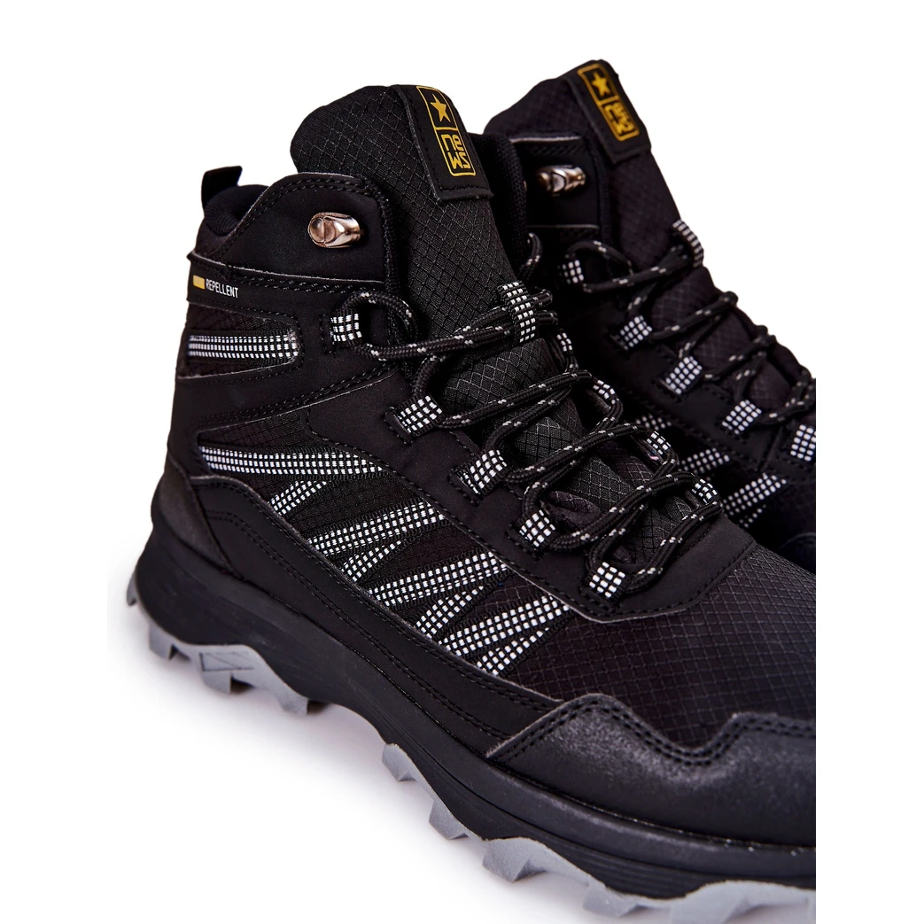 NEWS Chaussures De Sport Hautes Attachées Noir Deepmark M Le Noir – Image 3