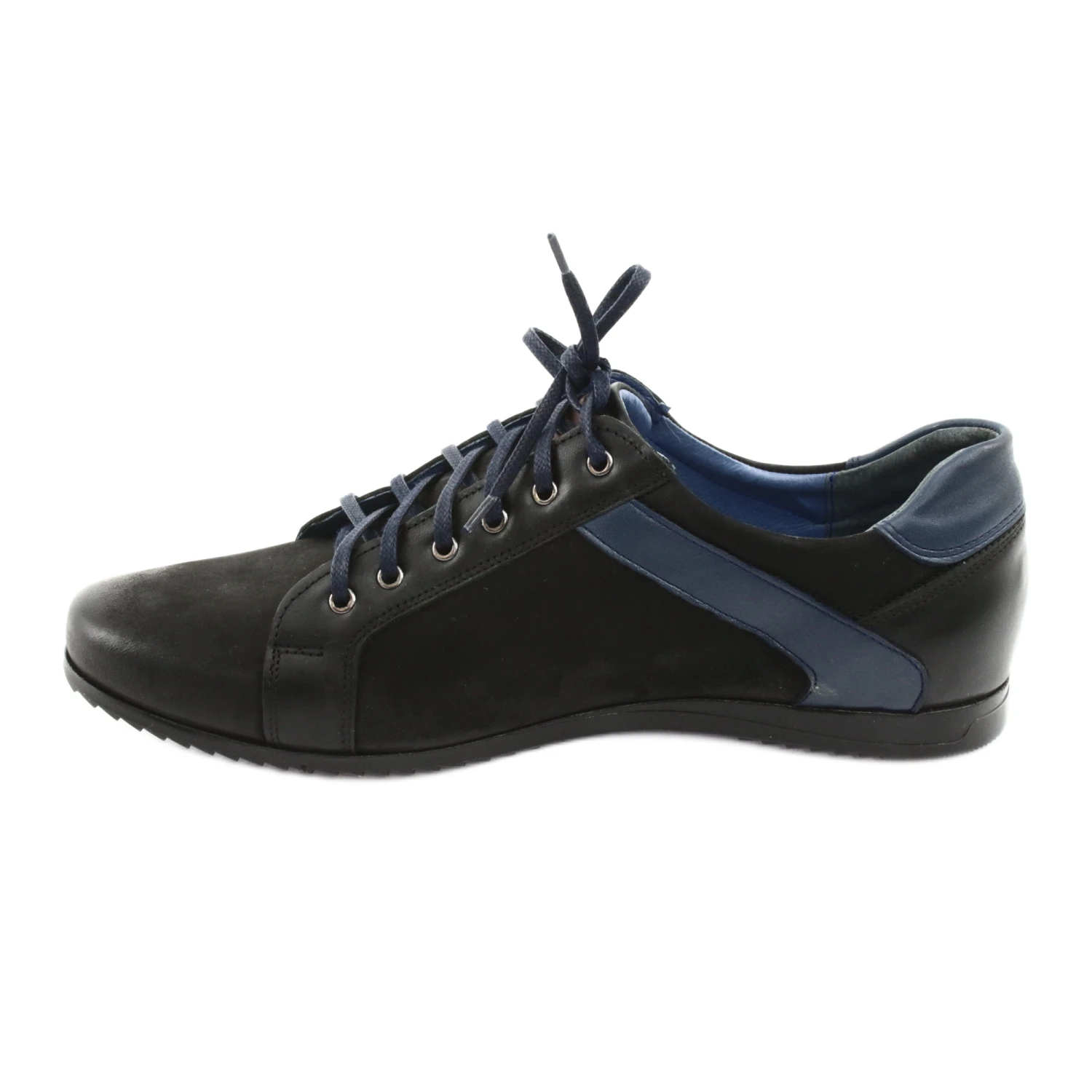 Nikopol Chaussures De Sport Pour Hommes Le Noir Bleu Marin – Image 2