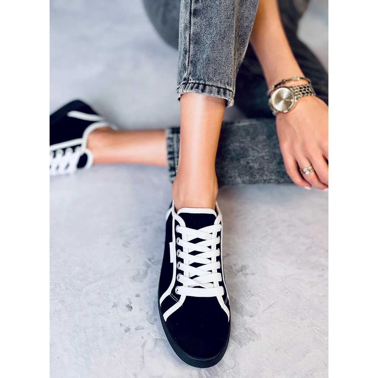 Noir Baskets Chanelki Noires Trest Le Noir – Image 3