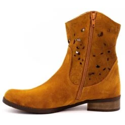 Olivier Bottes Ajourées Confortables Jess Rouges Brun Orange