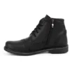 Olivier Bottes D'hiver En Cuir Pour Hommes 132GT Noir Le Noir
