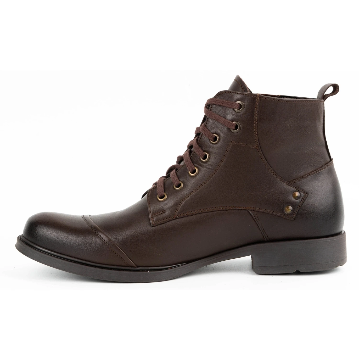 Olivier Bottes D'hiver En Cuir Pour Hommes 7005KB Marron Brun – Image 3