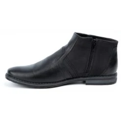 Olivier Bottes D'hiver En Cuir Pour Hommes Chelsea Boots 903KZ Noir Le Noir