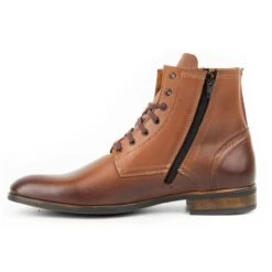 Olivier Bottines Chelsea En Cuir Pour Hommes 287 Św Marron Brun