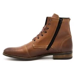 Olivier Bottines Chelsea En Cuir Pour Hommes 287D Św Marron Brun
