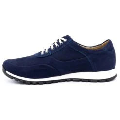 Olivier Chaussures Casual Cuir Homme 902KNT Nubuck Bleu Marine