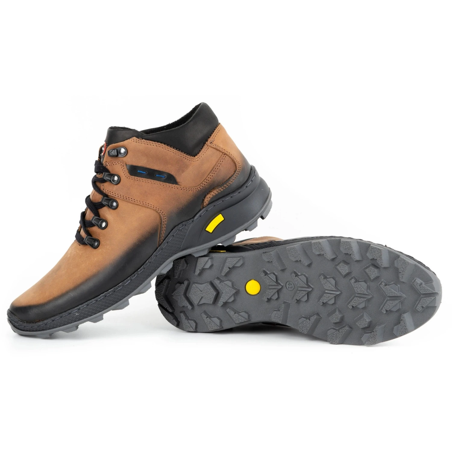 Olivier Chaussures Cuir Homme Isolées 895MA Rouge Orange – Image 4